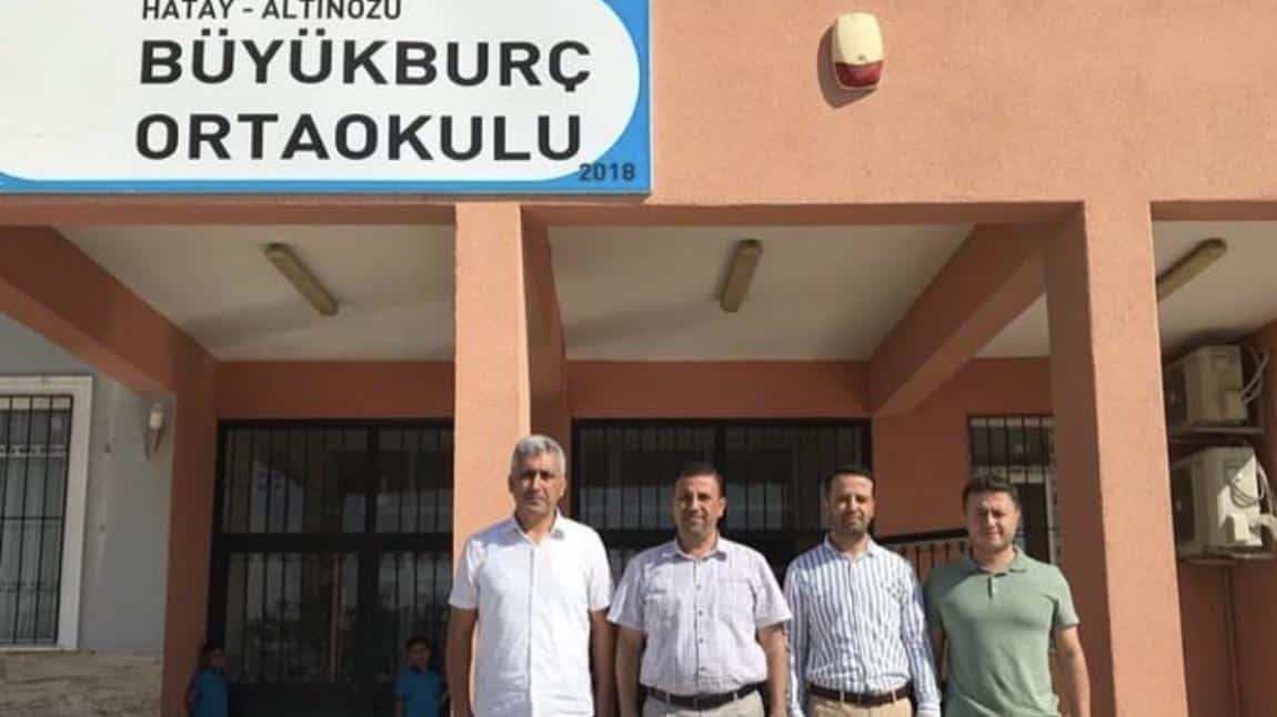 İlçe Milli Eğitim Müdürümüz Sayın Mehmet GÜNER ve Şube Müdürümüz Sayın Soner AYDIN okulumuzu ziyaret etti.